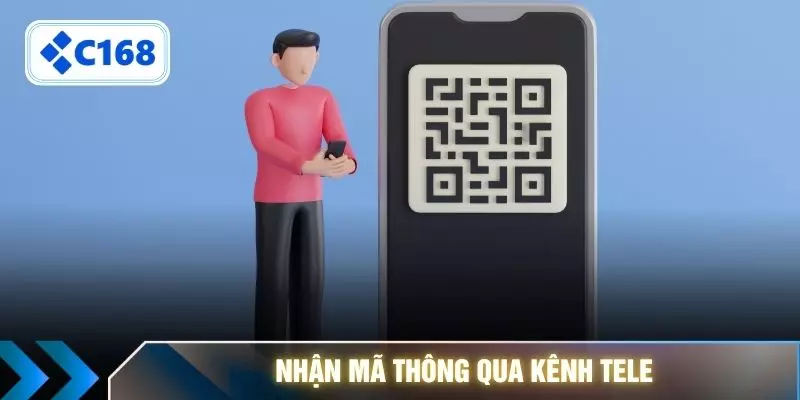 Nhận mã thông qua kênh Tele
