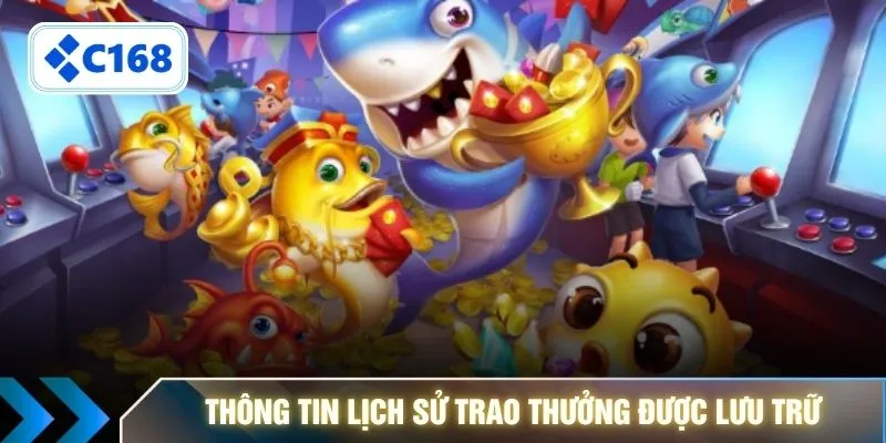 Thông tin lịch sử trao thưởng được lưu trữ 